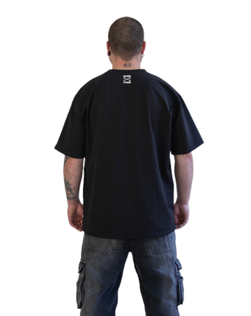 "RAIN WITH FIRE" OVERSIZED T-SHIRT